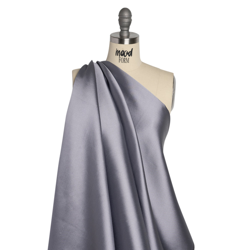 Silk Wool Twill - Dapple Gray - Premium Collection