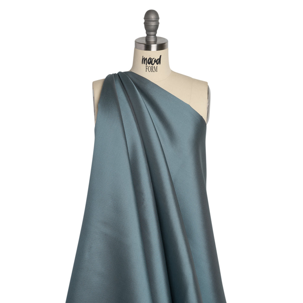 Silk Wool Twill - Blue Shadow - Premium Collection