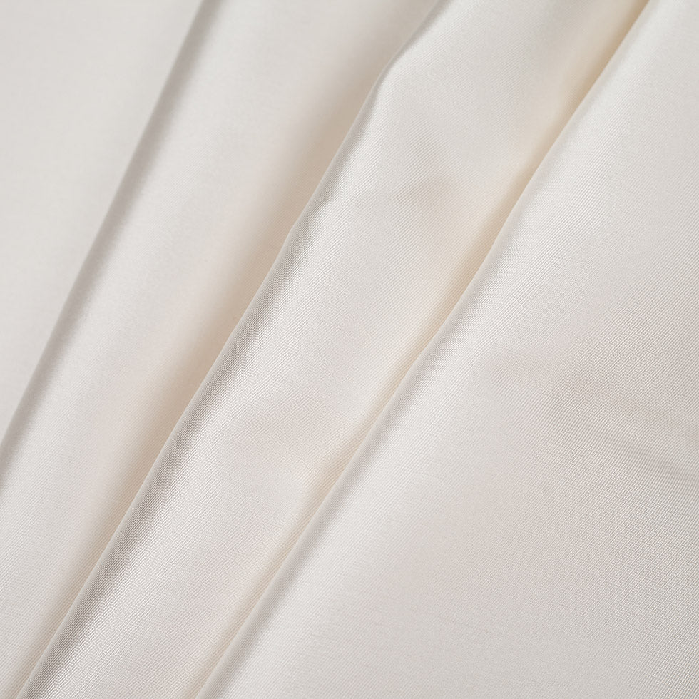 Silk Wool Twill - Whisper White - Premium Collection