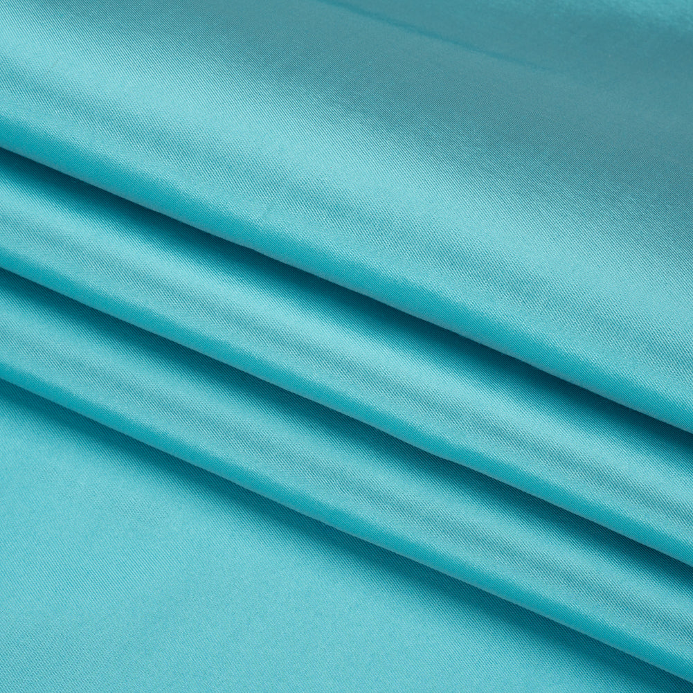 Silk Wool Twill - Blue Radiance - Premium Collection