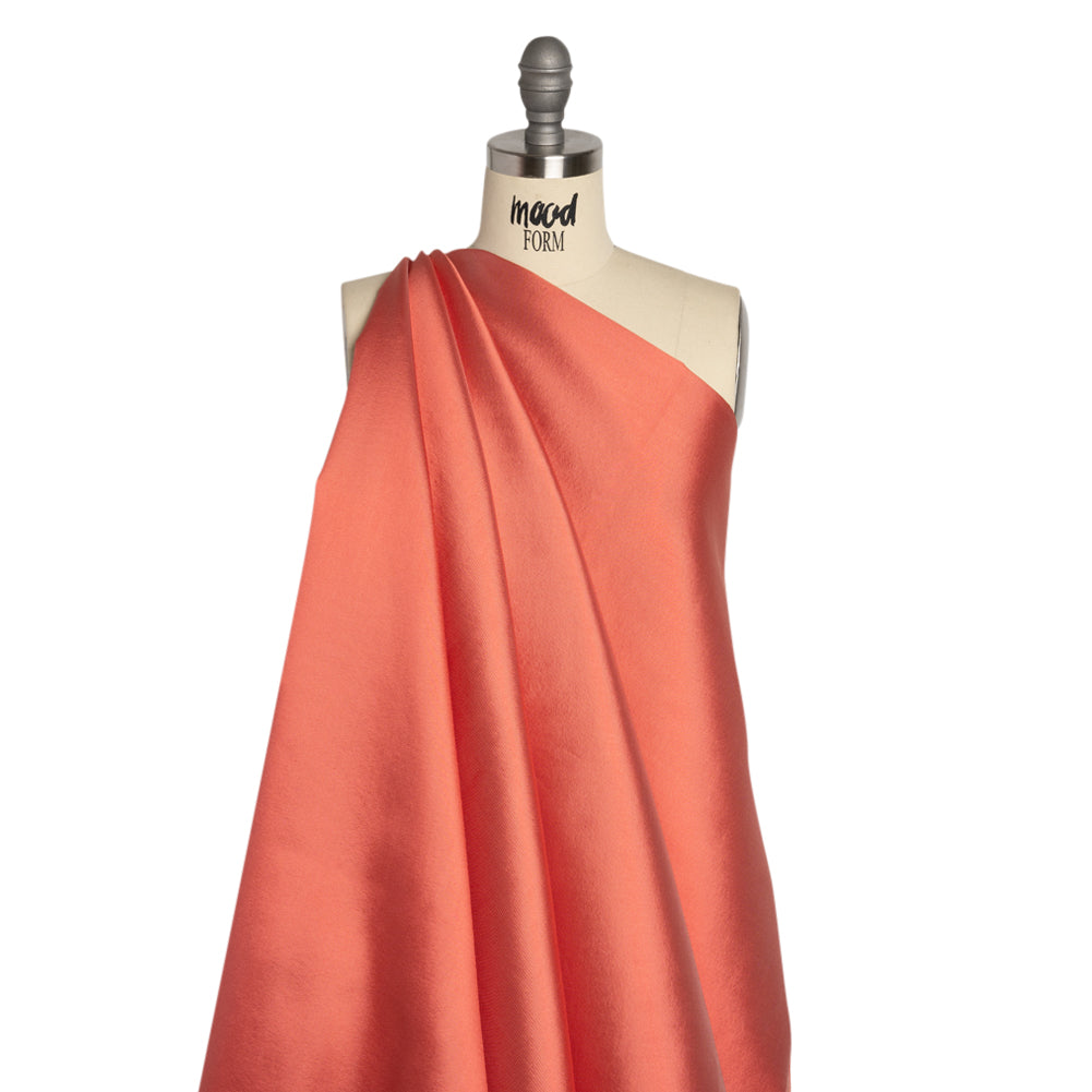 Silk Wool Twill - Georgia Peach - Premium Collection