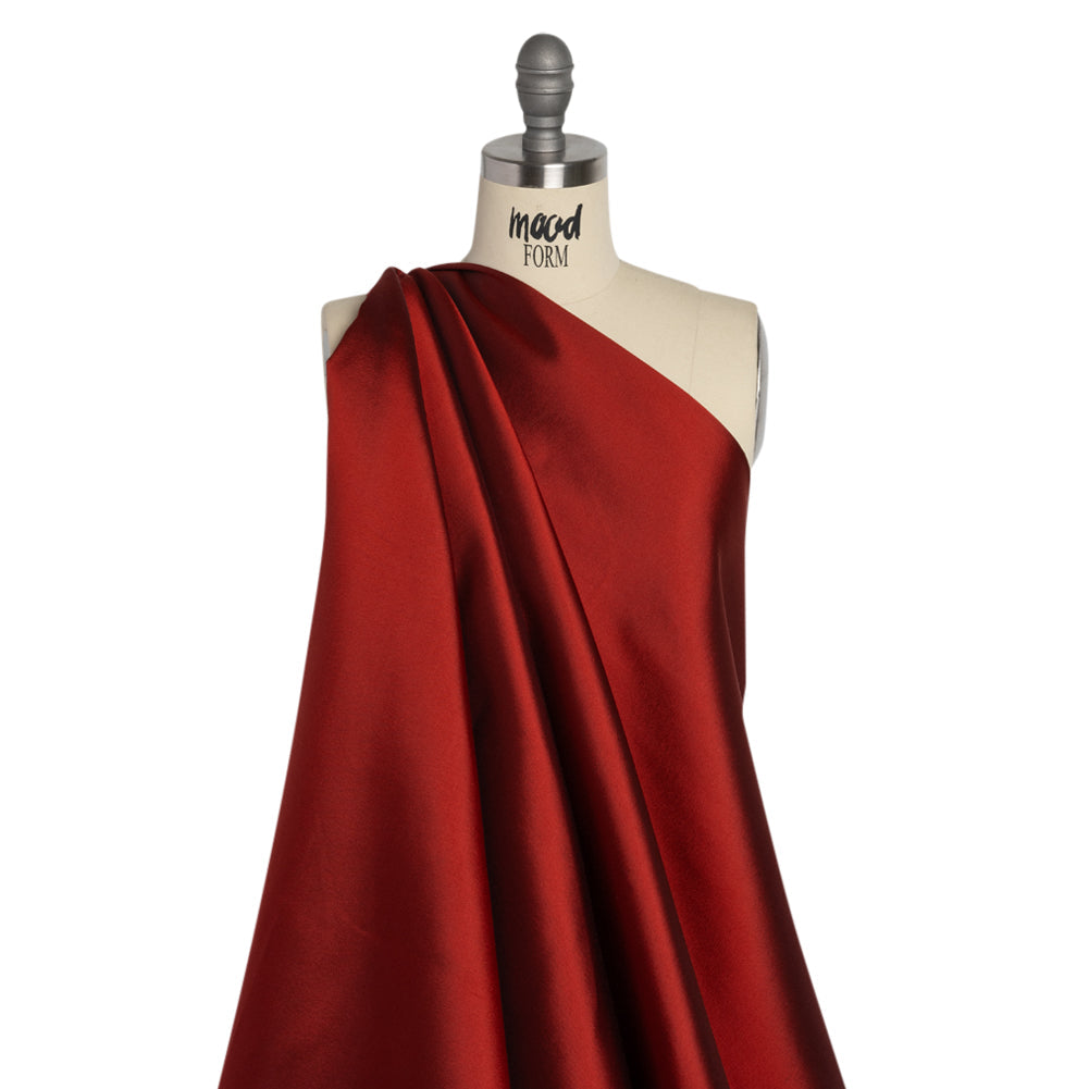 Silk Wool Twill - Aurora Red - Premium Collection