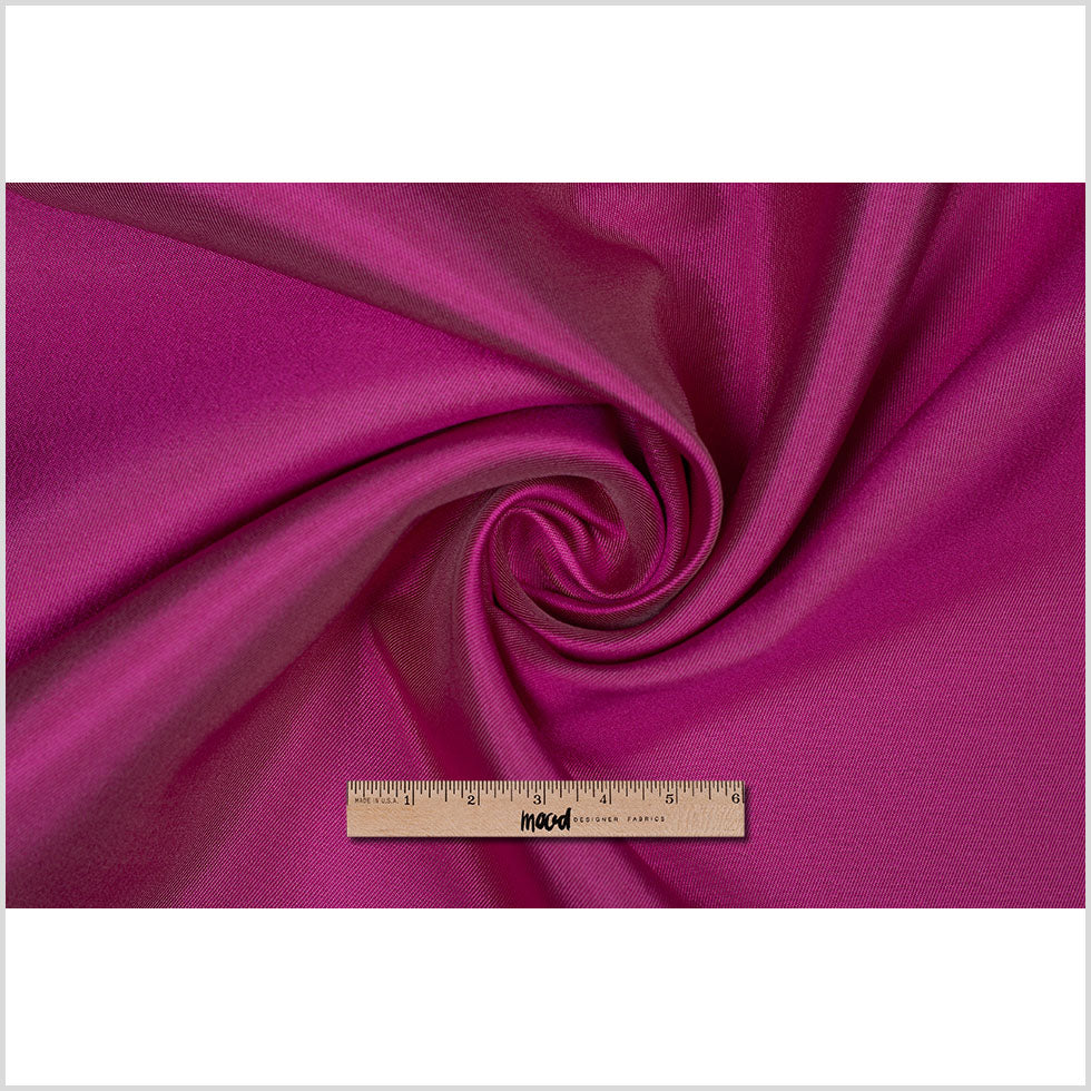Silk Wool Twill - Rose Violet - Premium Collection