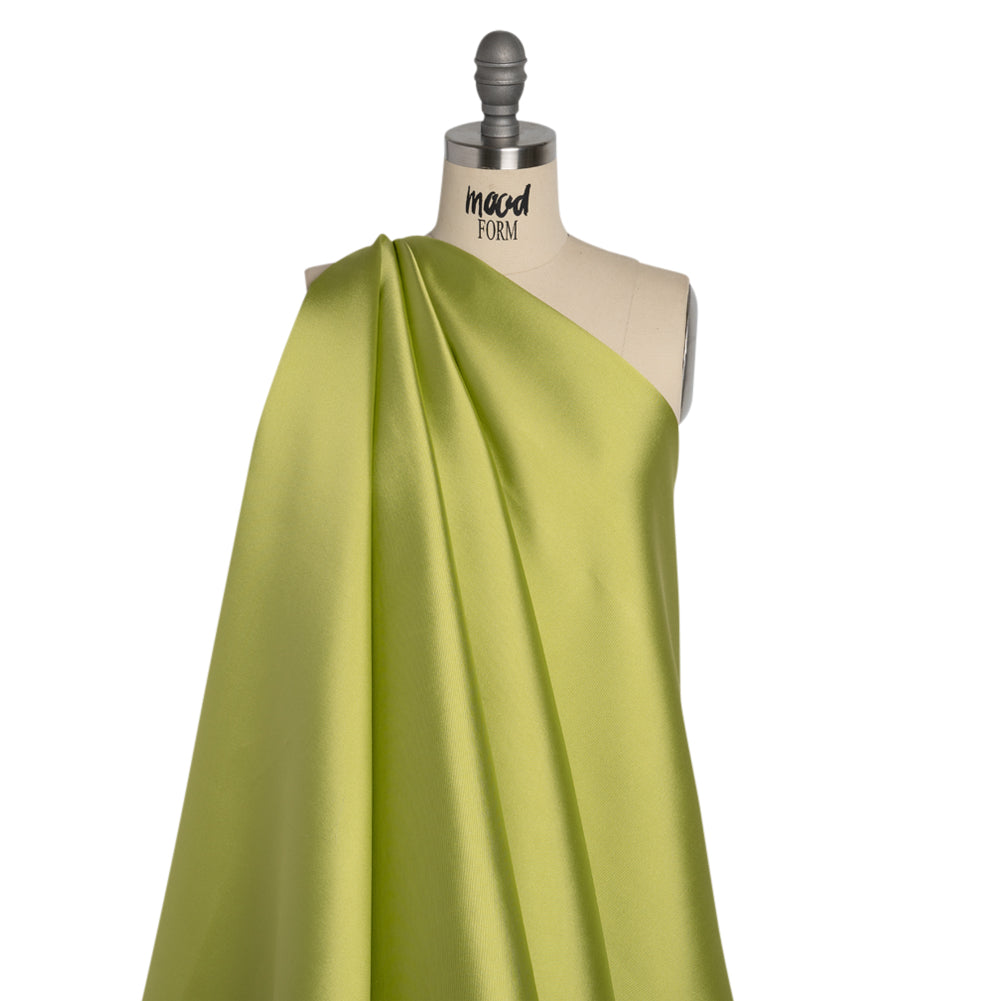 Silk Wool Twill - Green Glow - Premium Collection