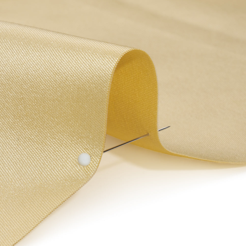 Silk Wool Twill - Vanilla Custard - Premium Collection