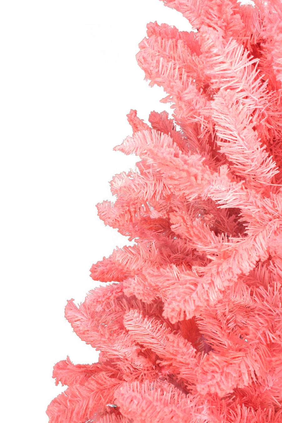 6' Light Pink Flocked Kodiak with Metal Stand, Dia 43", 647 tips