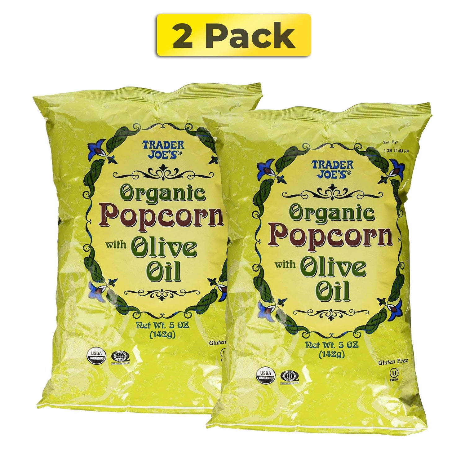 Trader Joe's Organic Popcorn with Olive Oil