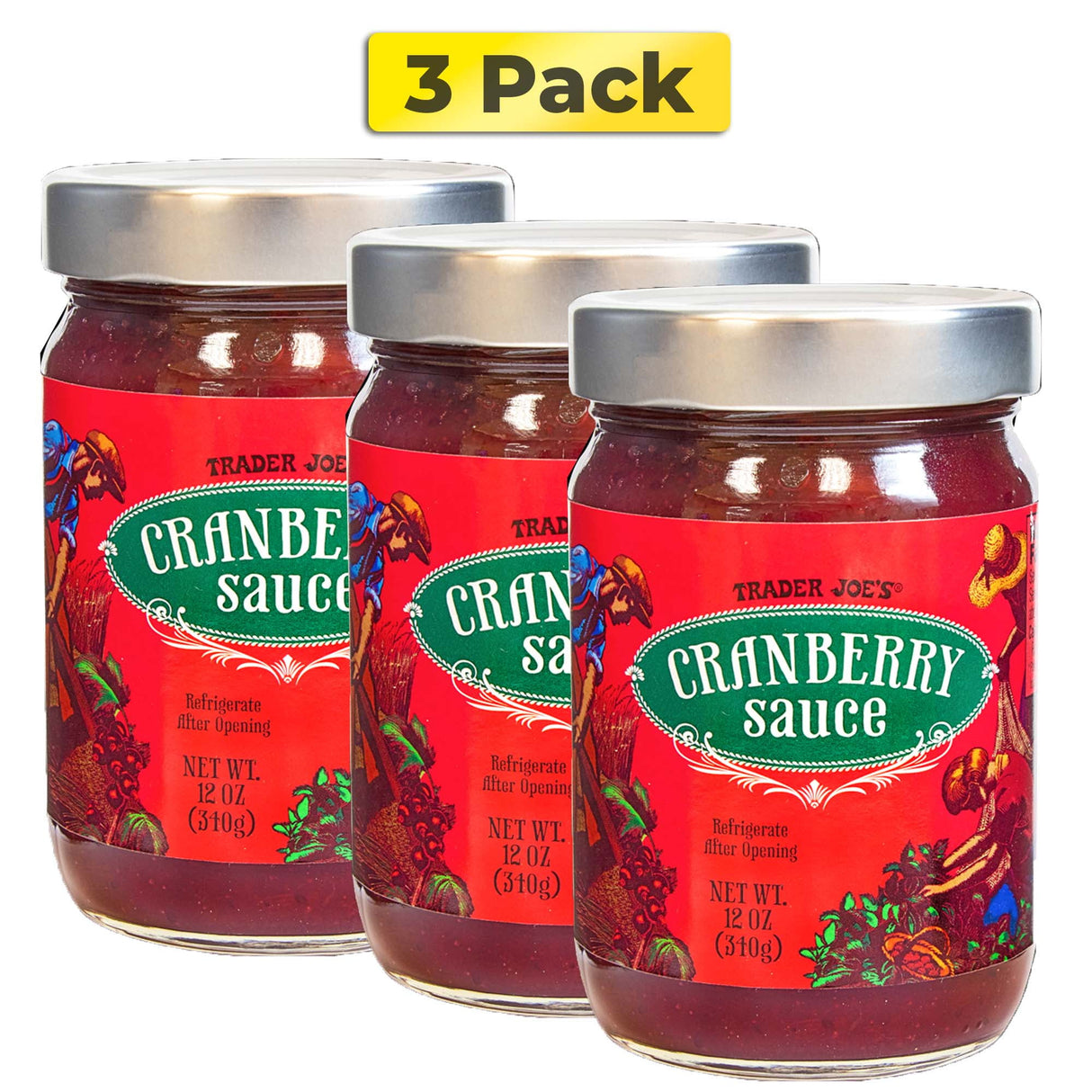 Trader Joe's Cranberry Sauce 12 Oz