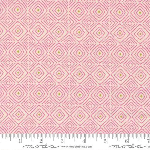 Cotton Print Parlor Diamonds Cream 44/45" Fabric