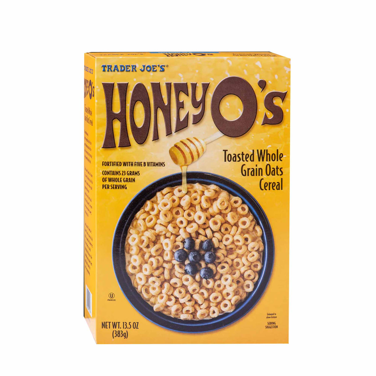 Trader Joe's Honey Nut O's Toasted Whole Grain Oats Cereal, 13.5 oz Box,