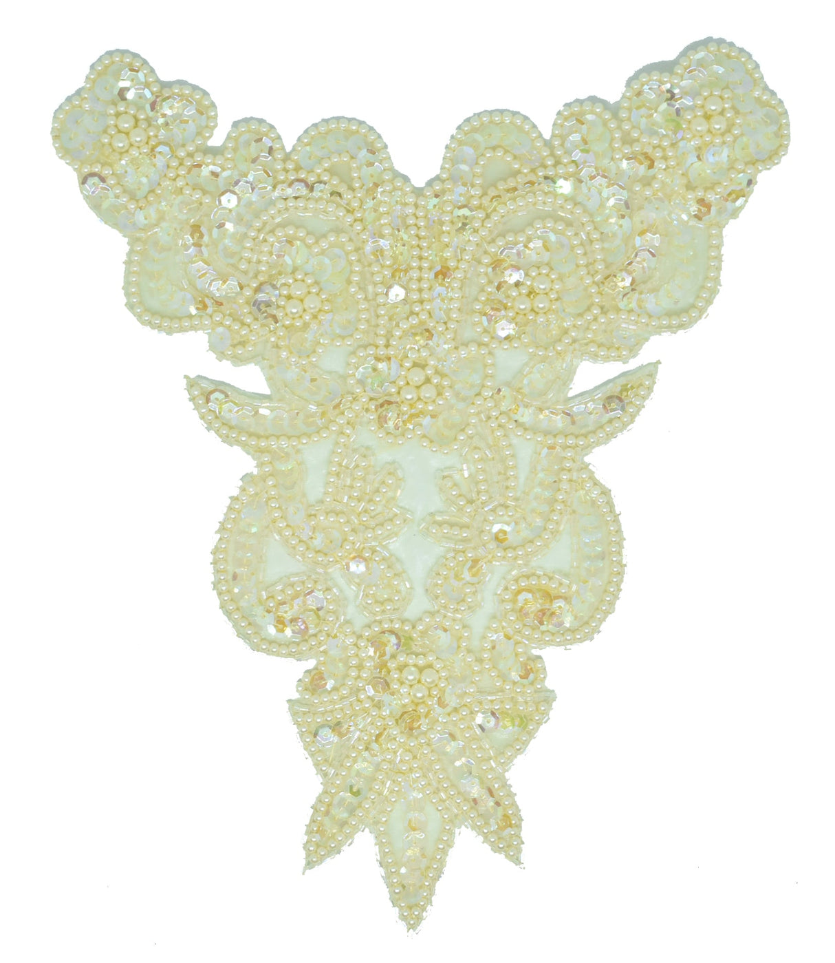 Sequins Beaded Applique 7.5 x 9.5