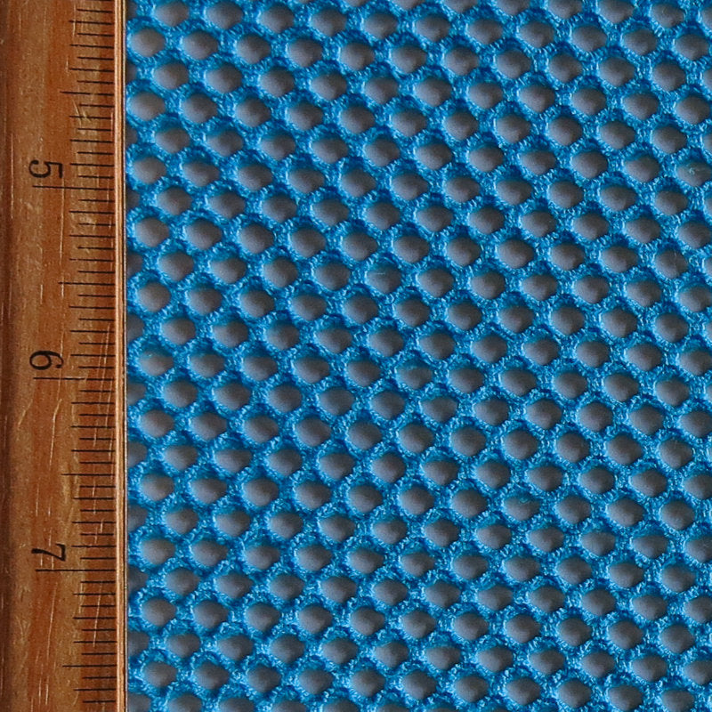 Poly Spandex Mesh Fabric Peacock Diamond 4-Way Stretch