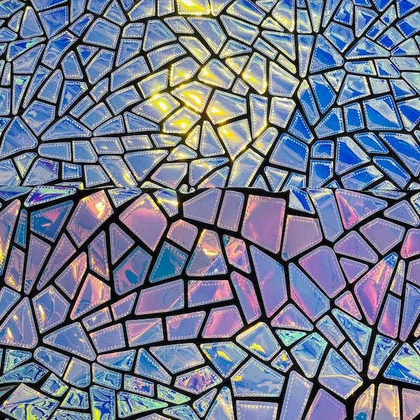Stretch Velvet Metallic Foil Fabric