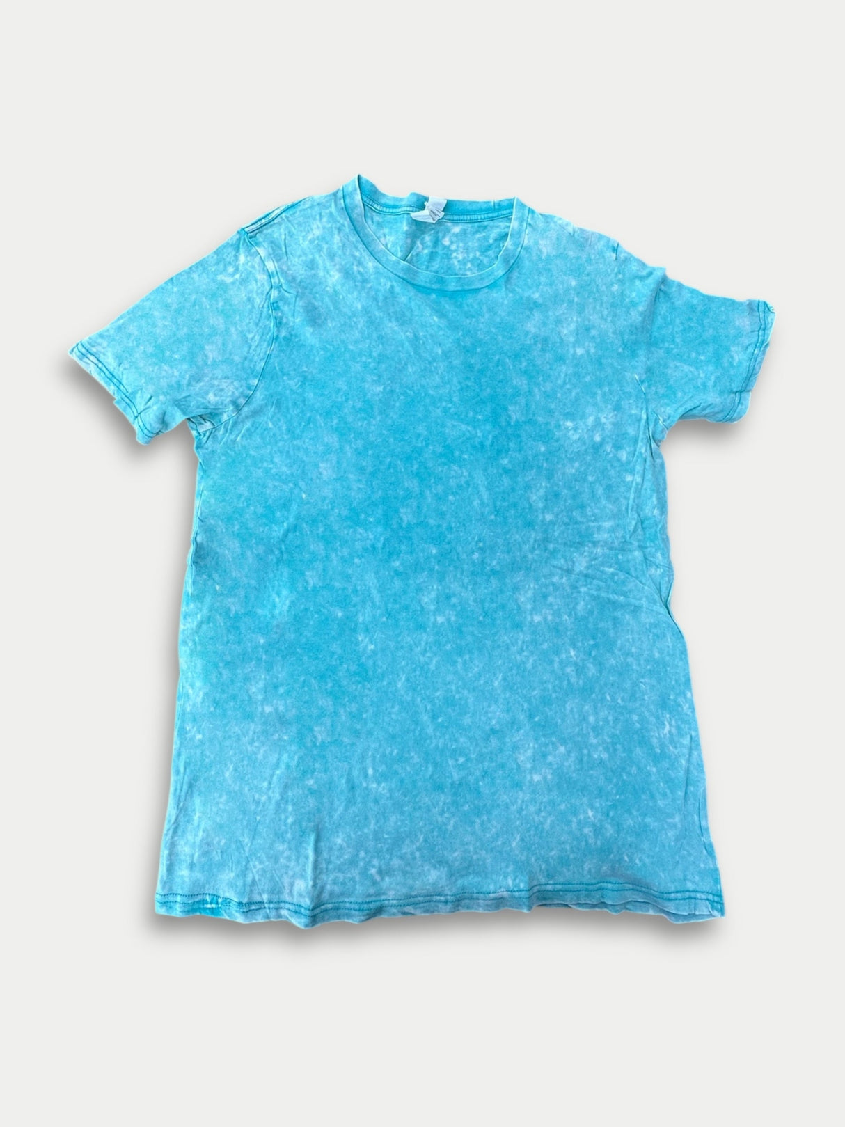 LBL 2102 Washed Shirts Cotton Fabric - Turquoise Wash, Relaxed Fit (1 Piece)