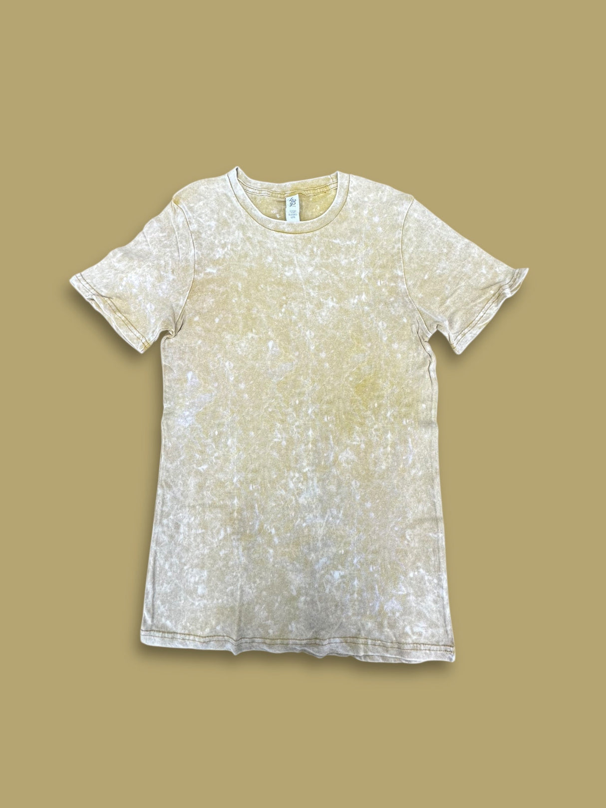 LBL 2102 Washed Shirts Cotton Fabric - Mustard, Vintage Washed, Unisex Relaxed Fit (1 Piece)