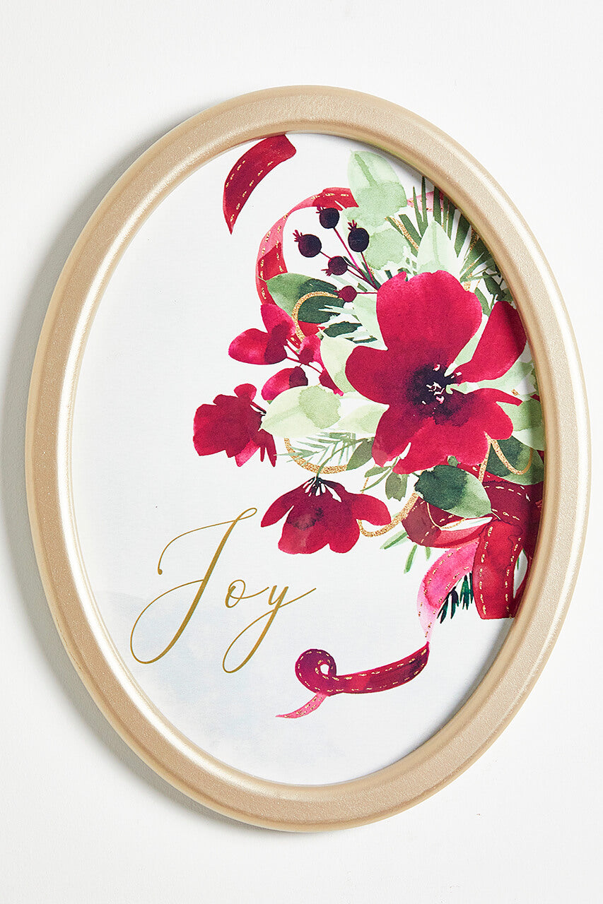 12" x 16" Floral Wood Wall Decor