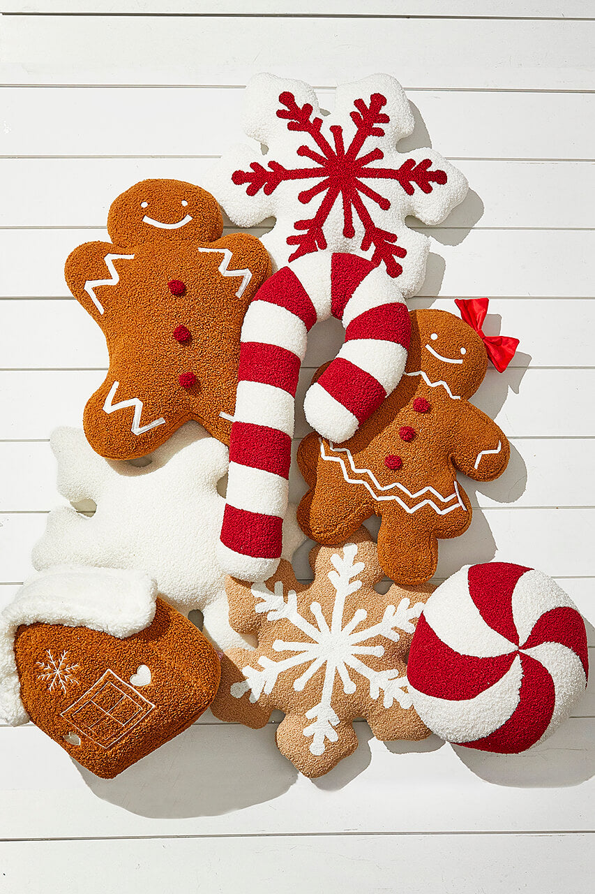 Gingerbread Man Pillow 18" x 13"