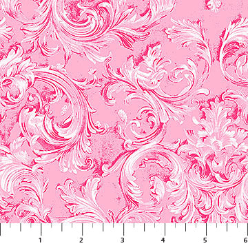 Cotton Print Pink Flourish Good Together Fabric