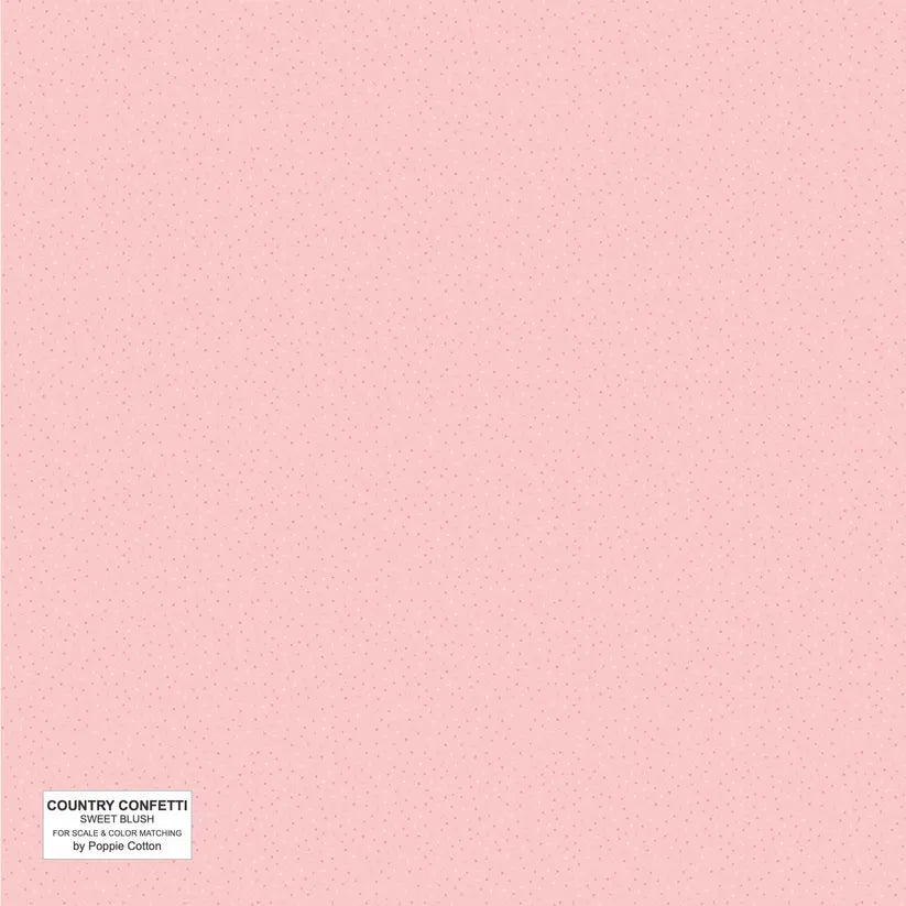 Pink Sweet Blush Cotton Fabric 44/45" Per Yard
