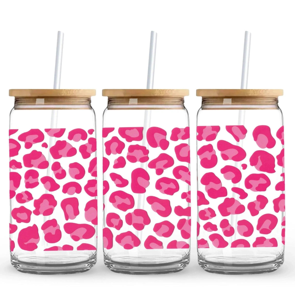 UV DTF Wrap - Pink Cheeta (9.7" x 4.3")