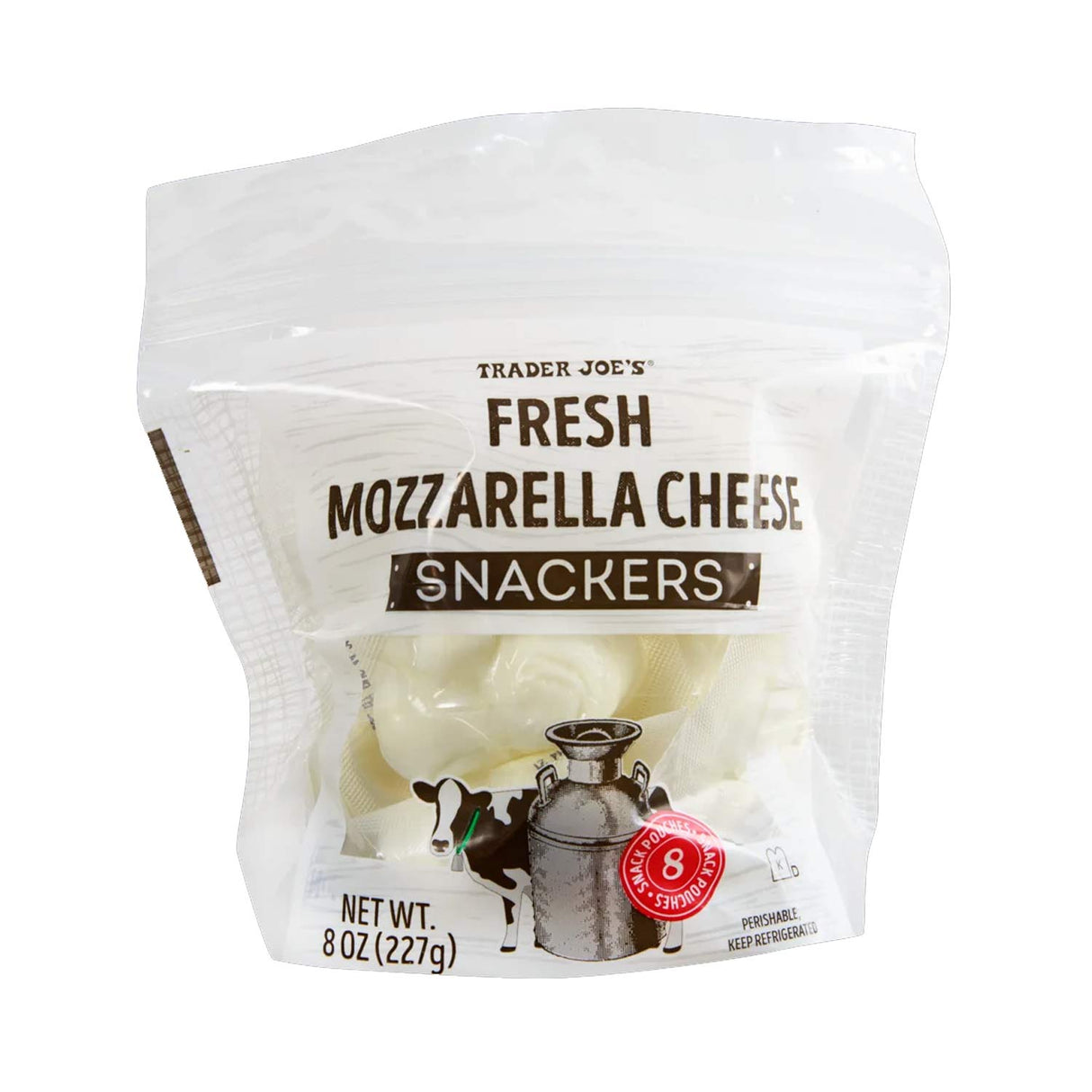 Fresh Mozzarella Cheese Snackers 8 Oz