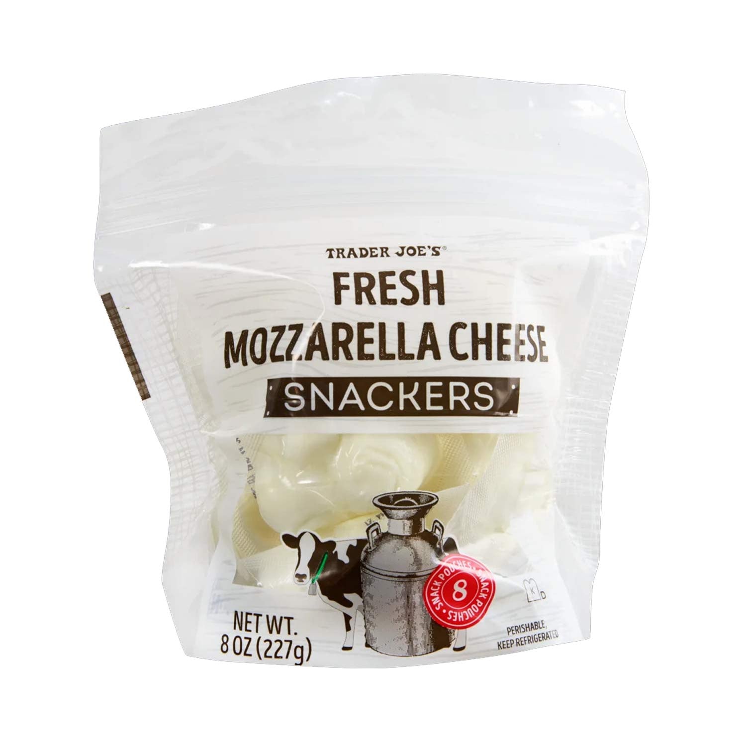 Fresh Mozzarella Cheese Snackers 8 Oz