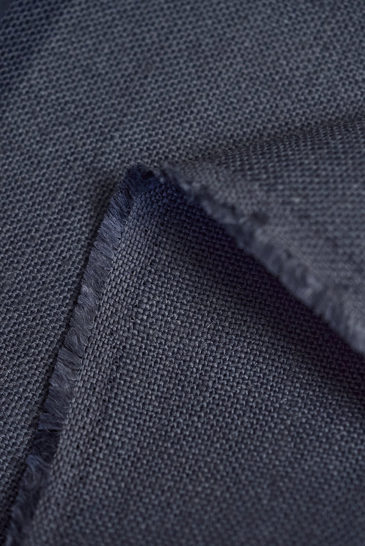 Pure Linen Upholstery Fabric Granite