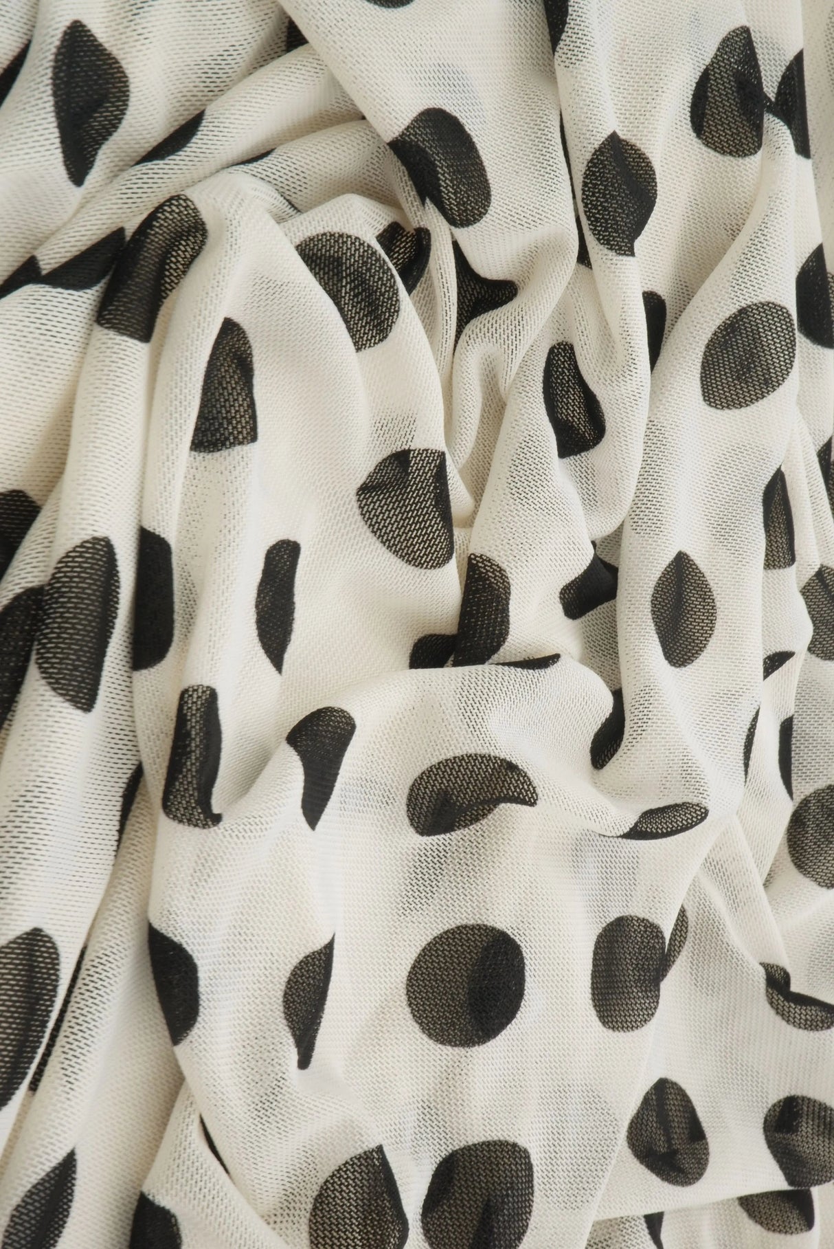Polka Dot Mesh Print Fabric 58/60" Wide