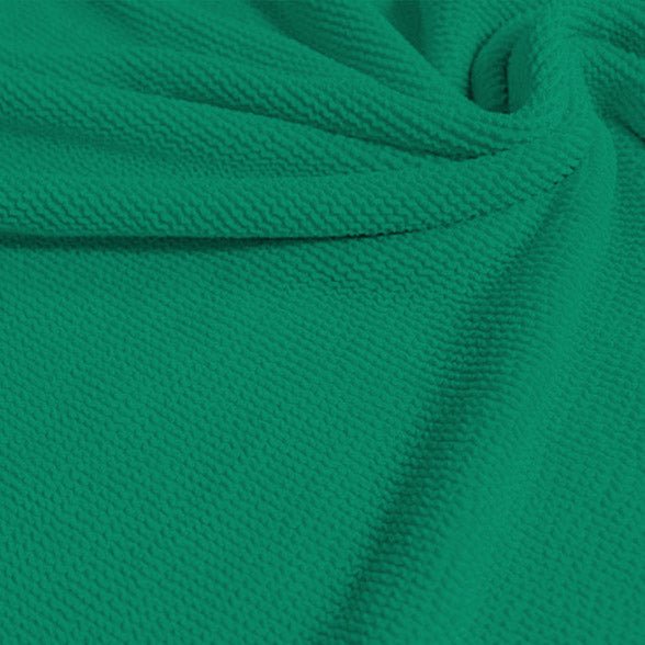 Popcorn Polyester Spandex Jacquard Fabric - Multi Color Textured Knit, 28" Width (1 Yard)