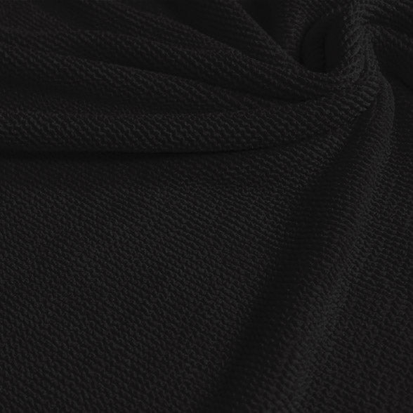 Popcorn Polyester Spandex Jacquard Fabric - 4-Way Stretch, 28" Width (1 Yard)