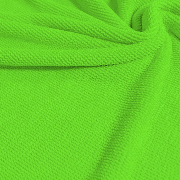 Popcorn Polyester Spandex Jacquard Fabric - Multi Color Textured Knit, 28" Width (1 Yard)