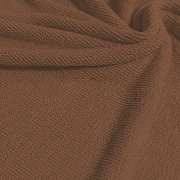 Popcorn Polyester Spandex Jacquard Fabric - Multi Color Textured Knit, 28" Width (1 Yard)