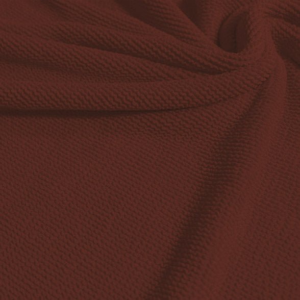Popcorn Polyester Spandex Jacquard Fabric - Multi Color Textured Knit, 28" Width (1 Yard)