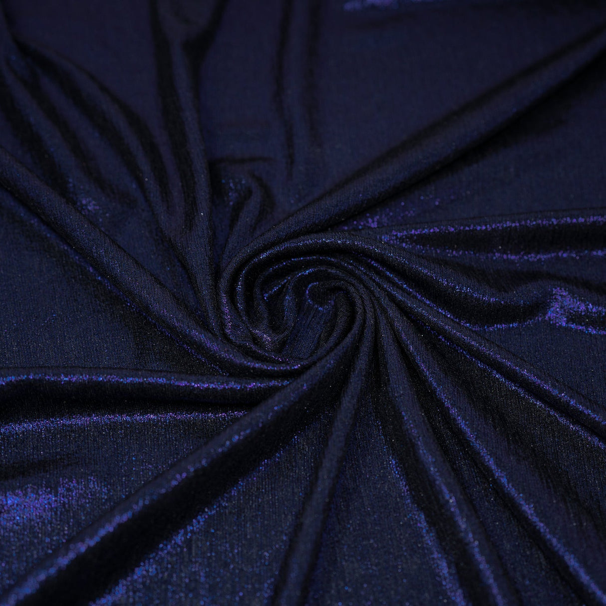 Foiled Slinky Jacquard Fabric Black