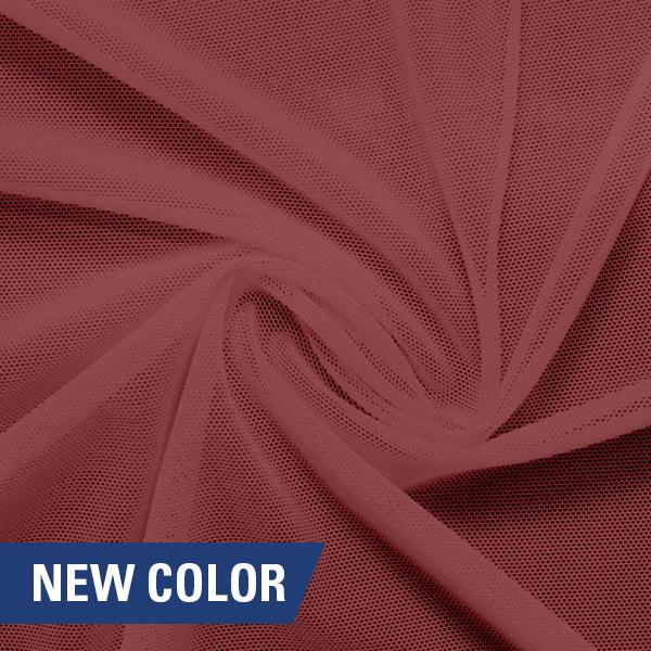 Power Mesh Nylon Spandex Fabric - Classic Collection, 58" Width, 4-Way Stretch (1 Yard)
