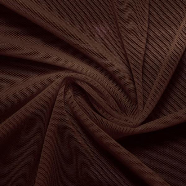 Power Mesh Nylon Spandex Fabric - Skin Tones & Neutrals Collection, 58" Width, 4-Way Stretch (1 Yard)