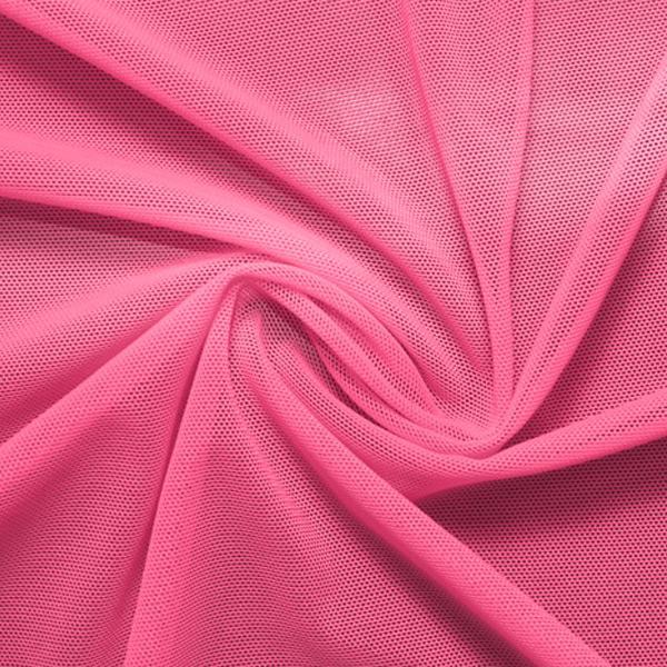 Power Mesh Nylon Spandex Fabric - Classic Collection, 58" Width, 4-Way Stretch (1 Yard)