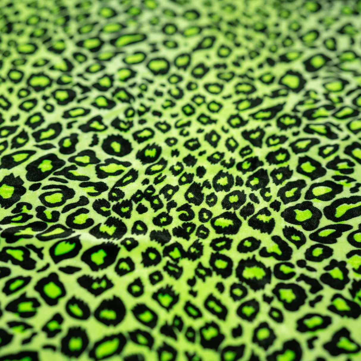 Pug Leopard Primo Stretch Velvet Fabric - Leopard Print, 56" Width (1 Yard)
