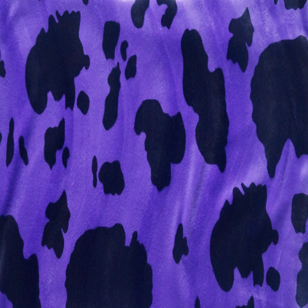 Faux Fur Cow Print Velboa Fabric