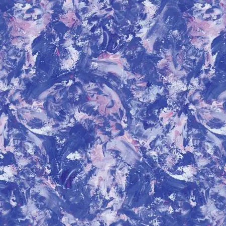 Cotton Wideback Fabric Purple Paint Splash 108"
