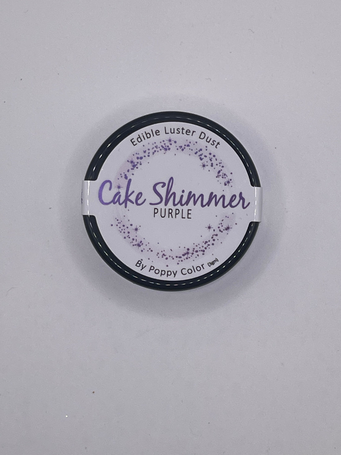 Cake Shimmer Purple by Poppy Paint 100% Edible Luster Dust 3g for Cake Decorating