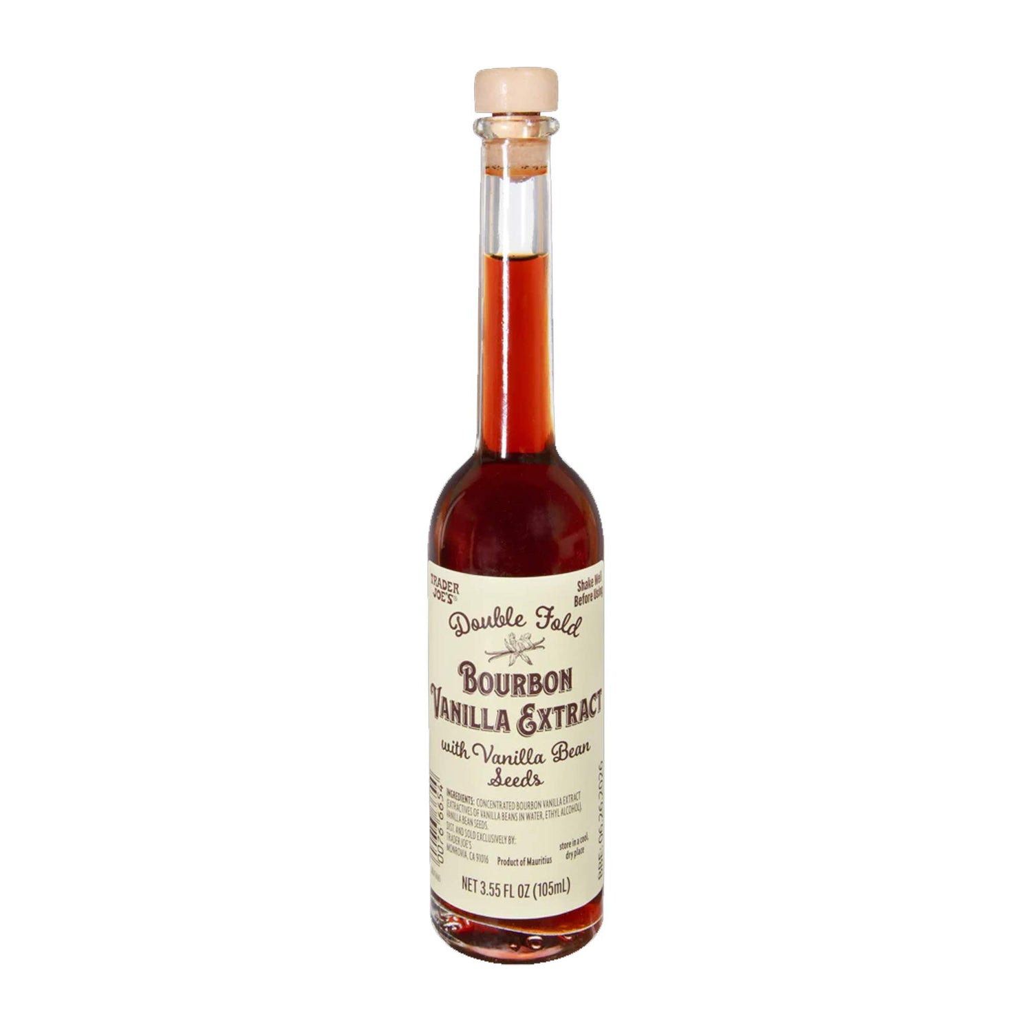 Double Fold Bourbon Vanilla Extract 3.55 Fl Oz