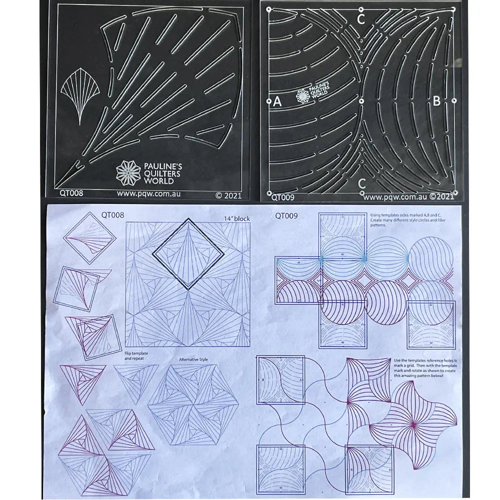 Quilting Templates Set C