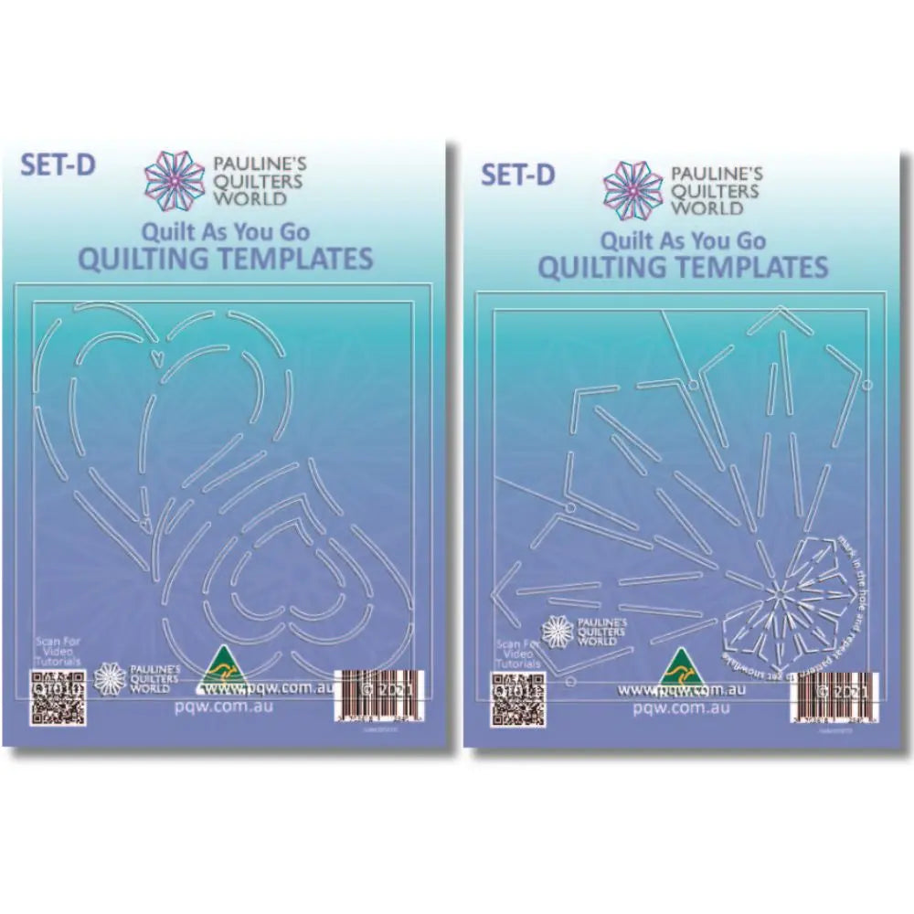 Quilting Templates Set D