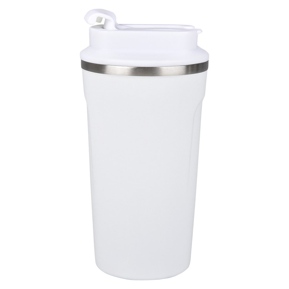 Stainless Steel Tumbler 17oz Dual Flip Lid White