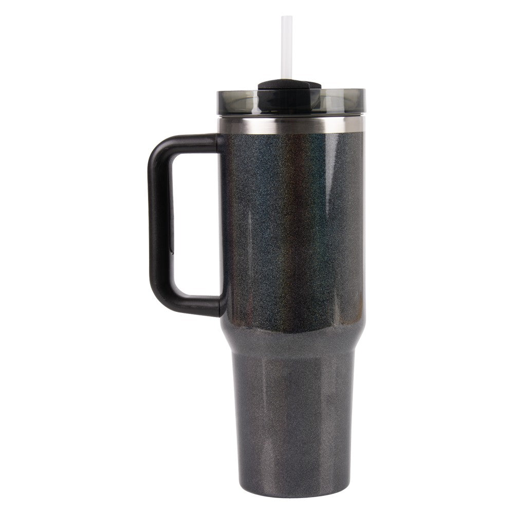Glitter Tumbler With Handle 40oz