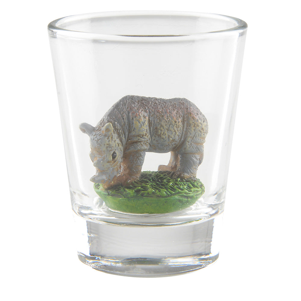 Rhino Decorative Shot Glass