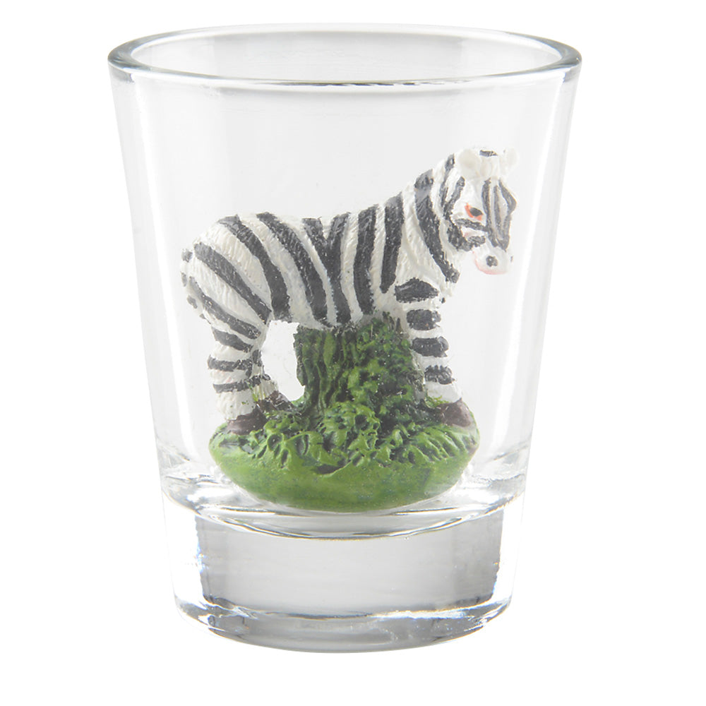 Zebra Decorative Shot Glass