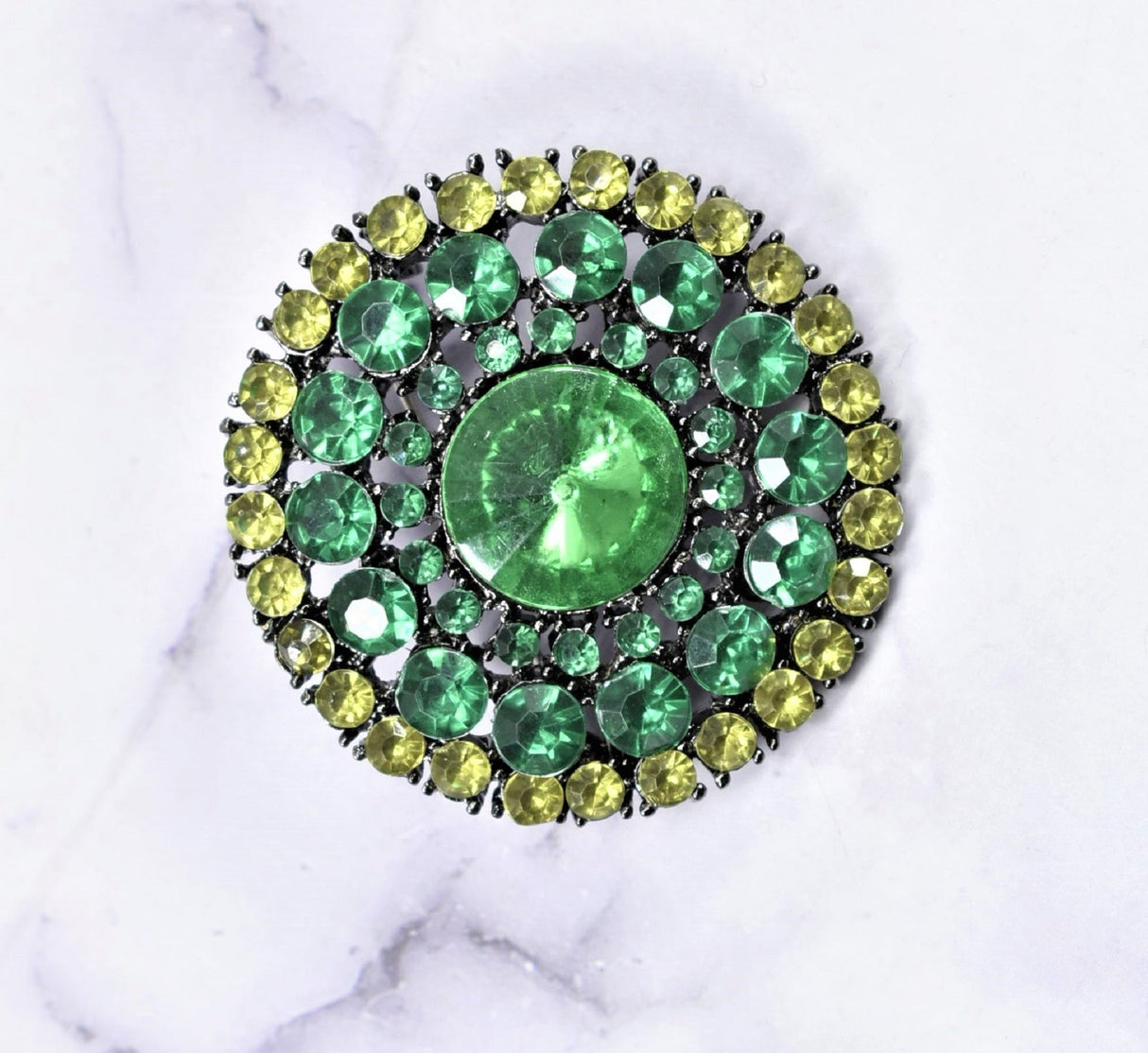 Rhinestone Connector Multi-Color Gemstone Slider