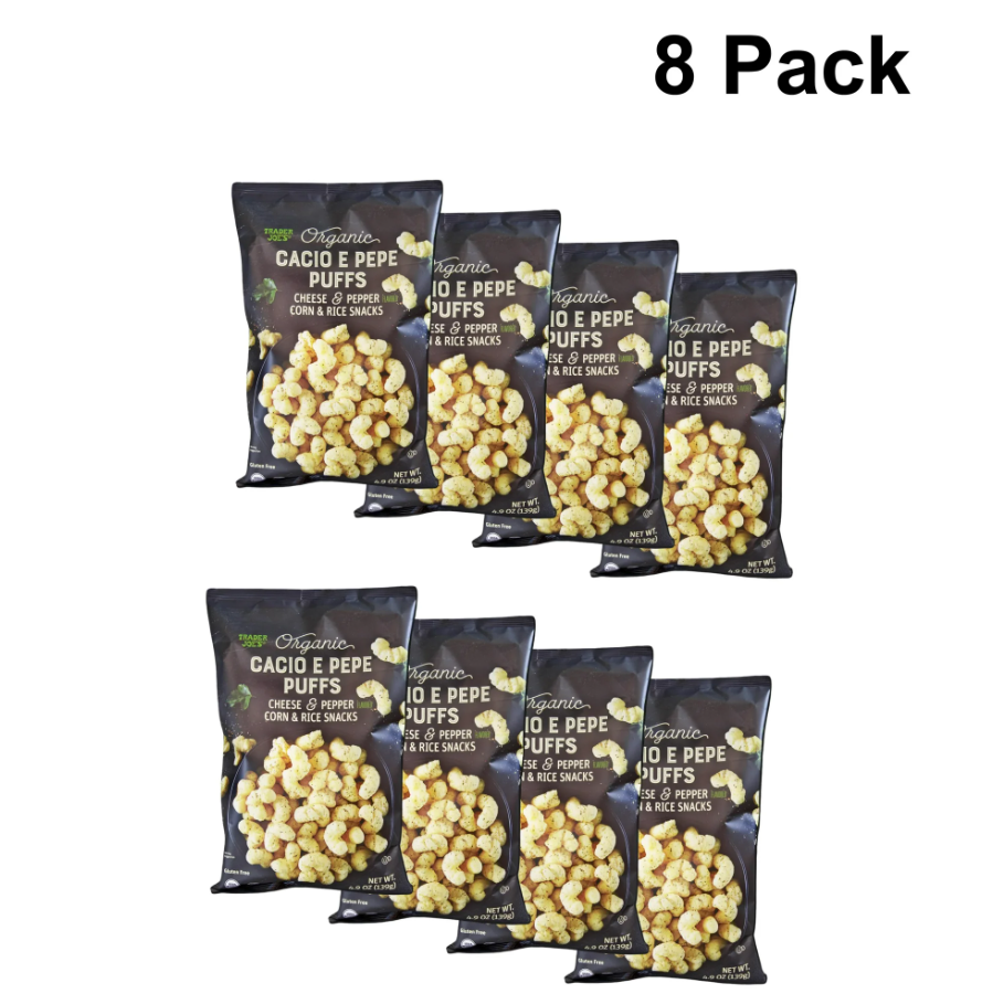 Trader Joe’s Enjoy Organic Cacio e Pepe Puffs